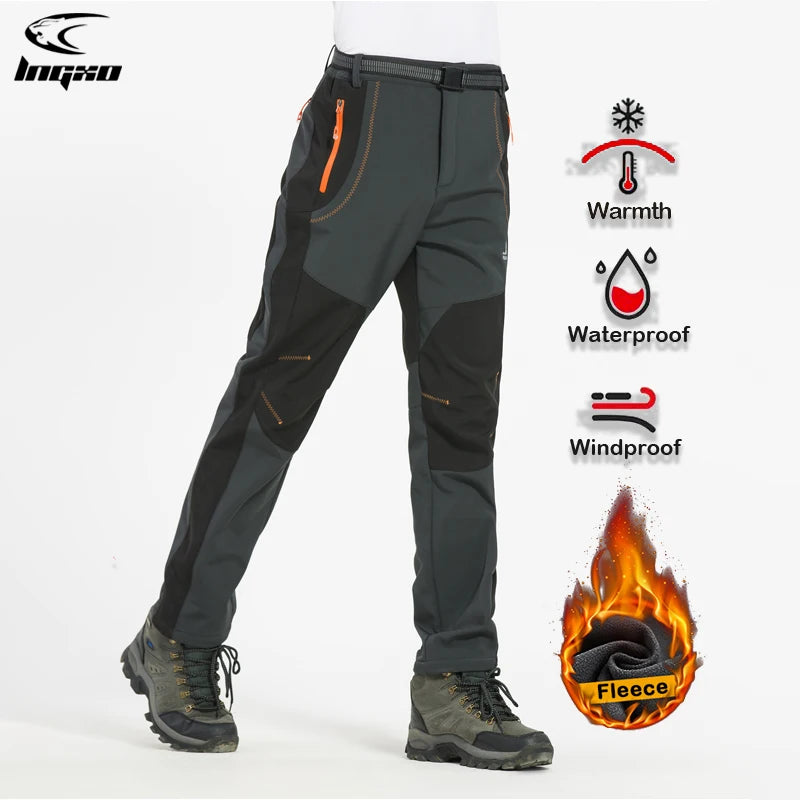 Thick Waterproof Unisex Hiking Trousers